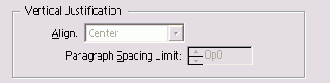   Paragraph Spacing Limit